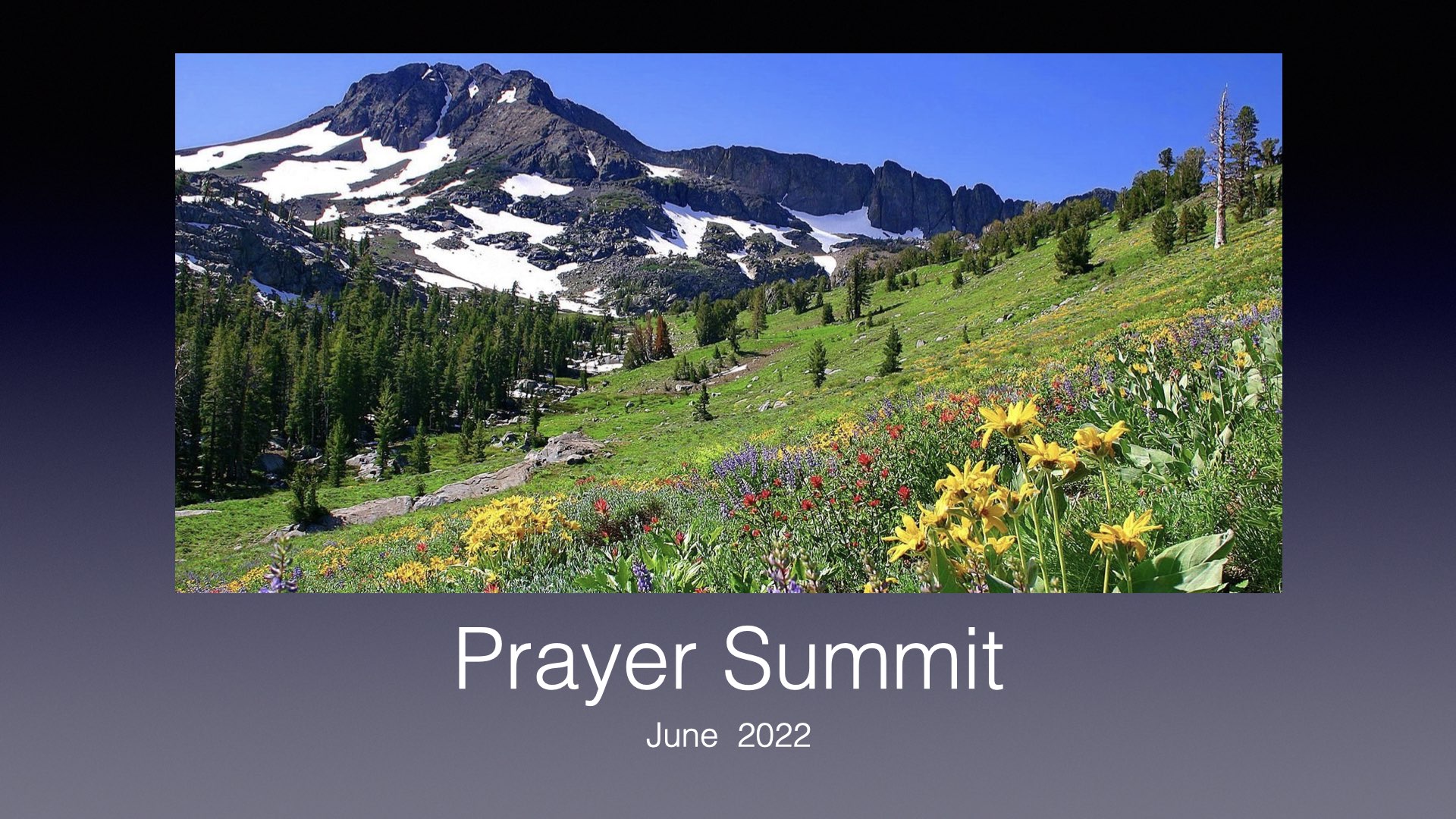 Prayer Summit by Lance Steeves